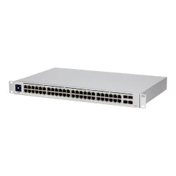Switch Ubiquiti UniFi cu 48 porturi Gigabit, 4xSFP, managed, rackabil - USW-48