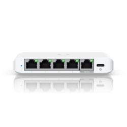 Switch Ubiquiti UniFi cu 5 porturi 2.5G, managed, carcasa plastic - USW-Flex-2.5G-5