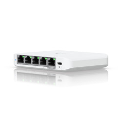 Switch Ubiquiti UniFi cu 5 porturi 2.5G, managed, carcasa plastic - USW-Flex-2.5G-5