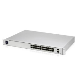 Switch Ubiquiti UniFi Switch PRO cu 24 porturi Gigabit, 2xSFP+, managed, rackabil - USW-PRO-24
