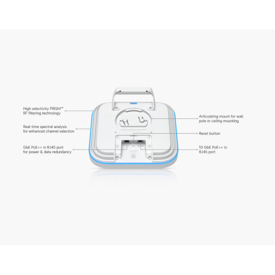 Access Point Campus Ubiquiti Wi-Fi 7 10GbE PoE++, E7-Campus