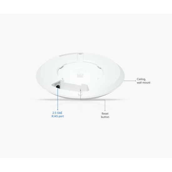 Access Point Long Range UniFi Ubiquiti Wi-Fi 7 2.5 GbE PoE, U7-LR