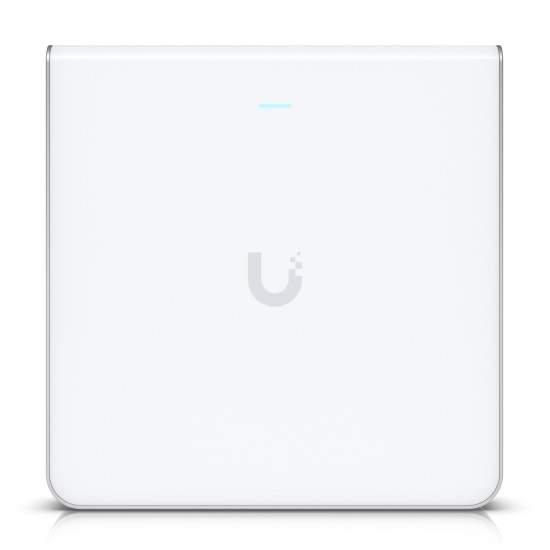 Access Point Ubiquiti UniFi U6 Enterprise In-Wall, WiFi 6E, Tri-band, Gigabit, PoE, MIMO, viteza pana 2.5 Gbps, U6-ENTERPRISE-IW