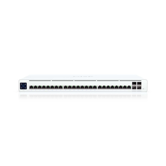 Switch PoE 220 W UISP Pro UniFi Ubiquiti, 24 Porturi GbE, 4 Porturi 10G SFP+, UISP-S-Pro