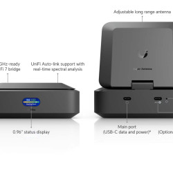 Adaptor Client WiFi 7 UniFi Ubiquiti AirWire cu STR MLO, U-AirWire