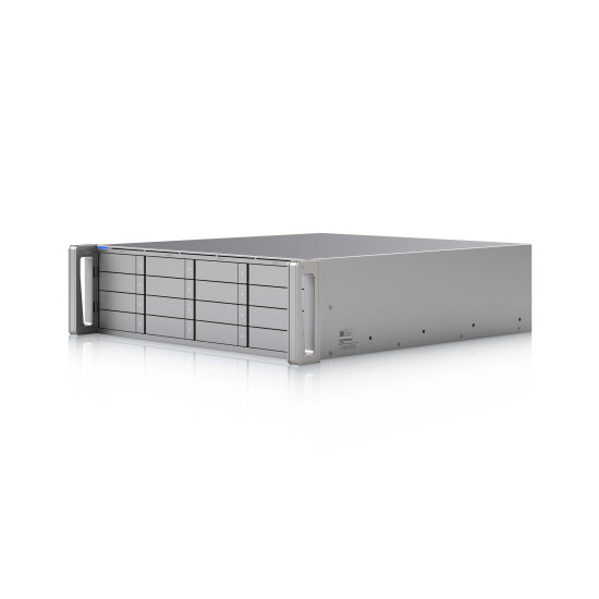NAS Enterprise 3U UniFi Ubiquiti, 16 Bay SATA, 25G SFP28, 10 GbE, NVMe, ENAS