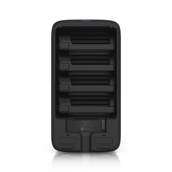 NAS compact UniFi Ubiquiti UNAS 4, 4 Bay HDD/SSD, 2 Sloturi M.2 NVMe, 2.5 GbE, USB-C, Negru, UNAS-4-B