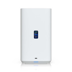 NAS compact UniFi Ubiquiti UNAS 4, 4 Bay HDD/SSD, 2 Sloturi M.2 NVMe, 2.5 GbE, USB-C, Alb, UNAS-4-W