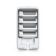 NAS compact UniFi Ubiquiti UNAS 4, 4 Bay HDD/SSD, 2 Sloturi M.2 NVMe, 2.5 GbE, USB-C, Alb, UNAS-4-W