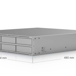 NAS 2U UniFi Ubiquiti UNAS Pro 8, 8 Bay HDD/SSD, 2 Sloturi M.2 NVMe, 10 Gbps, UNAS-Pro-8