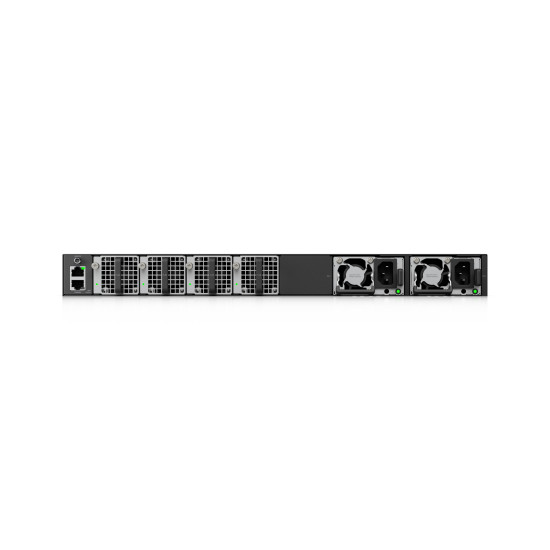 Switch Ubiquiti Enterprise Audio/Video cu 24 de porturi 10G PoE+++ și 4 porturi uplink 100G QSFP28