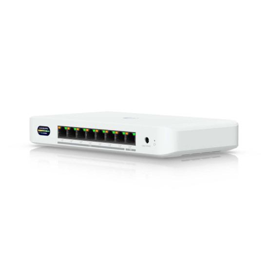 Switch UniFi Ubiquiti Device Bridge cu 8 Porturi Multi-Gigabit și WiFi 7, UDB-Switch