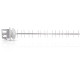 Antenă Yagi 900 MHz airMAX UniFi Ubiquiti, 2x2, 16 dBi, AMY-9M16x2