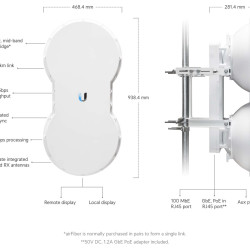 Bridge PtP High-Band airFiber 5 UniFi Ubiquiti, 1.2+ Gbps, AF-5U