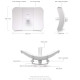 Stație wireless 5 GHz Long-Range airMAX LiteBeam 5AC UniFi Ubiquiti, LBE-5AC-LR-5