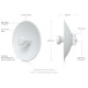 Antenă wireless 2.4 GHz airMAX PowerBeam 2AC 400 UniFi Ubiquiti, PBE-2AC-400