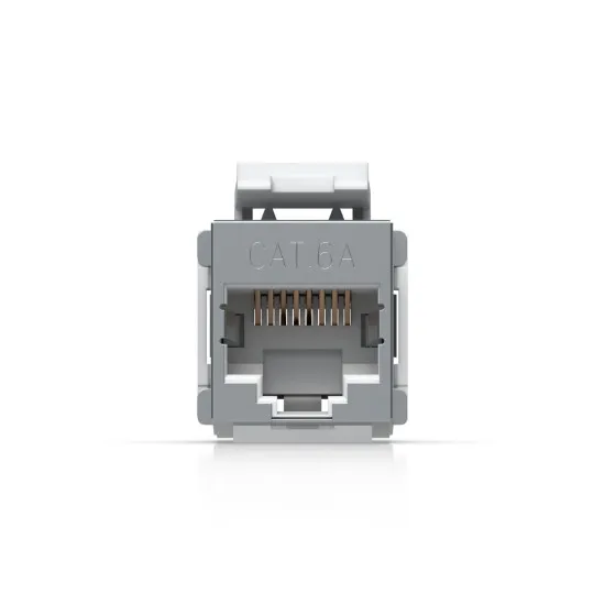 Ubiquiti Rj45 Keystone Cuplă Ubiquiti RJ45 Cat.6A ecranată, UACC-Keystone-Coupler-C6A