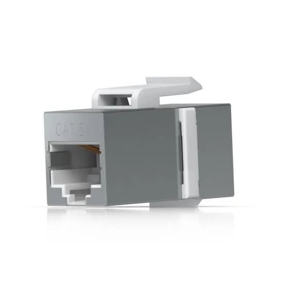 Ubiquiti Rj45 Keystone Cuplă Ubiquiti RJ45 Cat.6A ecranată, UACC-Keystone-Coupler-C6A