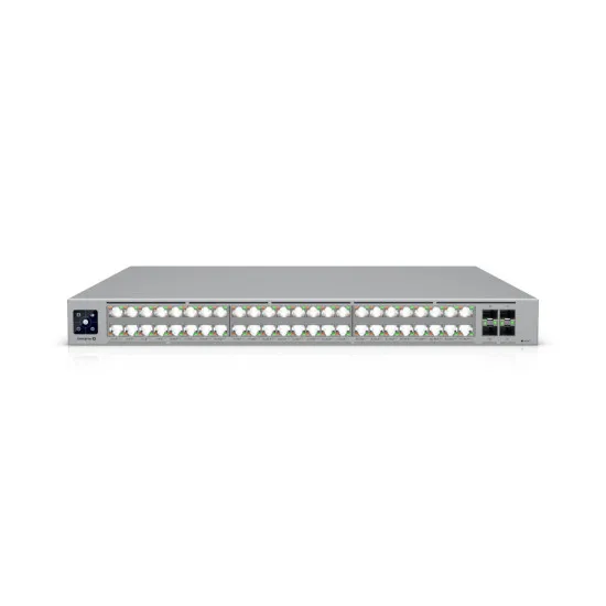 Switch Enterprise Campus UniFi 48 porturi Etherlighting PoE+++ 10GbE 25G SFP28 Layer3, ECS-48-PoE