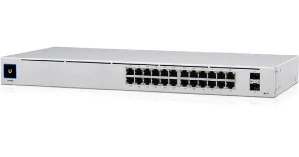Switch cu 24 porturi Gigabit, 2xSFP, Ubiquiti USW-24
