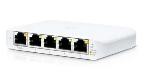 Switch UniFi cu 5 porturi Gigabit, Ubiquiti USW-FLEX-MINI