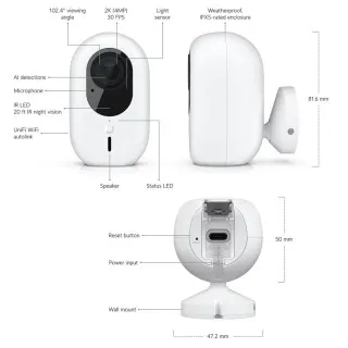 Cameră Video IP outdoor Ubiquiti UniFi Protect UVC-G4-INS